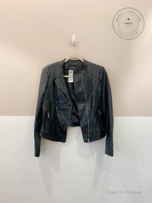 Jaqueta Couro Preta | Tam: 40