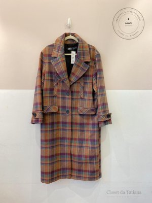 Sobretudo Xadrez Zara | Tam: M