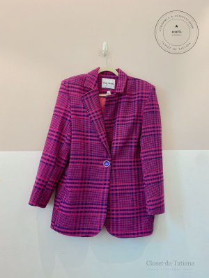 Blazer Tweed Lança Perfume Rosa | Tam: M