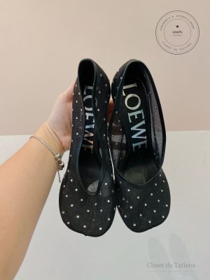 Scarpin Tela Brilhos Loewe | Tam: 37
