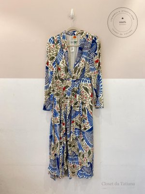 Vestido Midi Estampa Floral Farm Rio | Tam: P