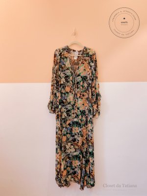 Vestido Estampa Escura Animale Preto | Tam: 44
