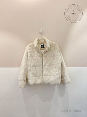Casaco Pelos Areia Zara | Tam: M