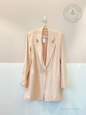 Blazer Alongado Charth Bege | Tam: 40