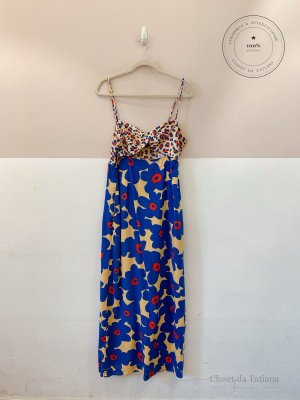 Vestido Farm Midi Floral Dress To | Tam: G