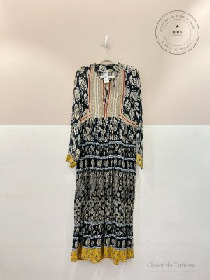 Vestido Midi Estampado Zara | Tam: M