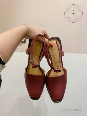 Sapato Couro Escudero&Co Vinho | Tam: 36