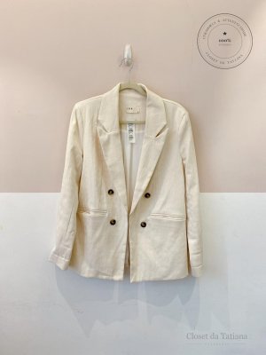 Blazer Botões Ida Bege | Tam: 42