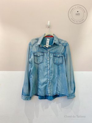 Camisa Jeans Maria Filó | Tam: M