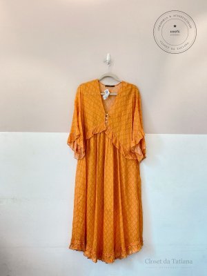Vestido Babadinhos Animale Laranja | Tam: 36