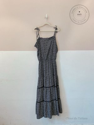 Vestido Longo Recortes Toujours | Tam: G