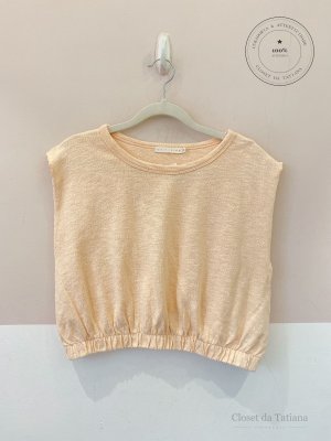 Blusa Rosinha Barra Elástica A. Niemeyer | Tam: G