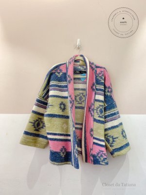 Casaco Lã Zara Colorido | Tam: GG