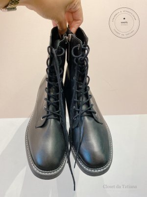 Coturno Cadarço Schutz Preto | Tam: 36