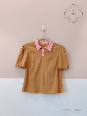 Blusa Gola Caramelo | Tam: P
