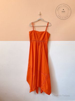 Vestido Animale Laranja | Tam: 42