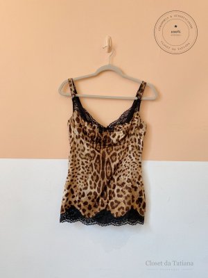 Blusa Onça Renda Dolce & Gabbana | Tam: P