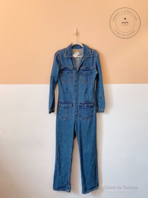 Macacão Frentista Jeans Dress To | Tam: 38