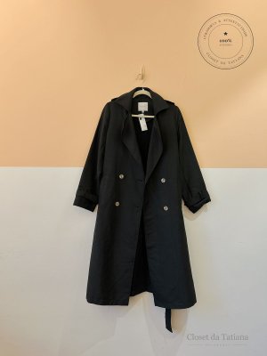 Sobretudo Shoulder Preto | Tam: P