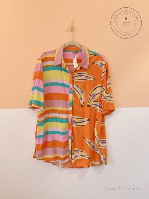 Camisa Estampada Bananas Farm | Tam: M