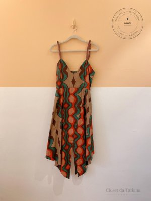 Vestido Midi Estampa Escura Wymann | Tam: G