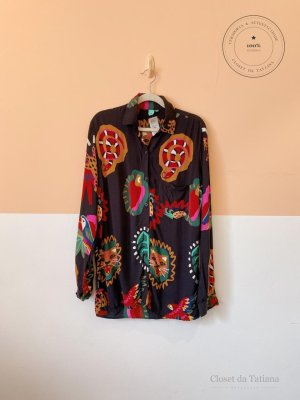 Camisa Estampa Farm Preta | Tam: P