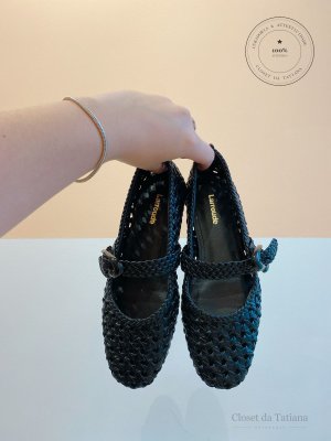 Sapatilha Tresse Couro Larroude | Tam: 35