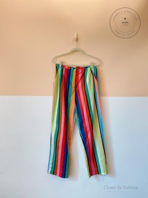 Calça Listrada Dress To | Tam: 42