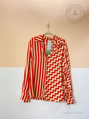 Camisa Estampa Geometrica Peahi | Tam: G