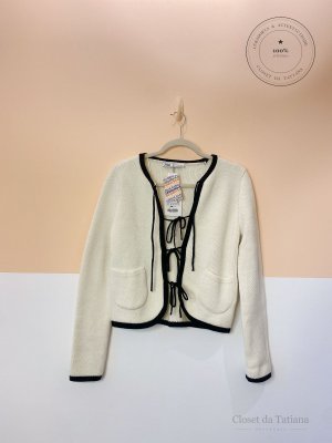Casaqueto Tricot Amarração Zara | Tam: M
