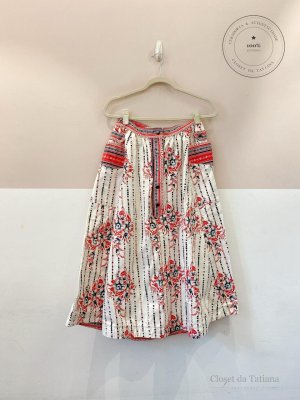 Saia Midi Sarja Estampada Suno | Tam: G