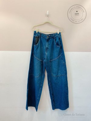 Pantalona Cargo Jeans Dress To | Tam: 42