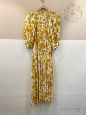 Vestido Midi Estampa Andrea Marques Amarela | Tam: 36