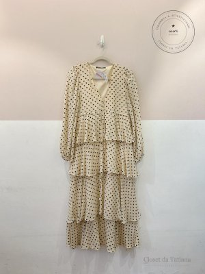 Vestido Midi Zara Bege | Tam: P