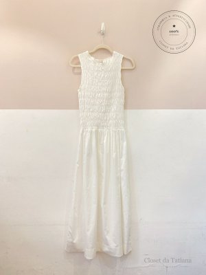 Vestido Midi Busto Panô Off-White | Tam: M