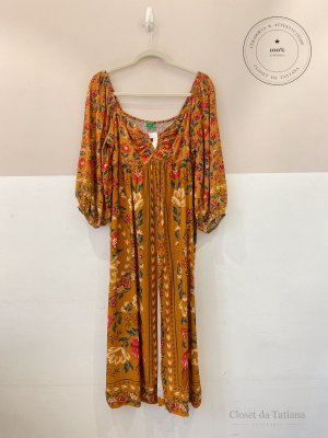 Túnica Floral Farm Marrom | Tam: G