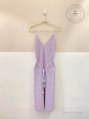 Vestido Lilás Tecido