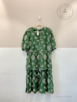 Vestido Midi Laise Idelogic Verde | Tam: G