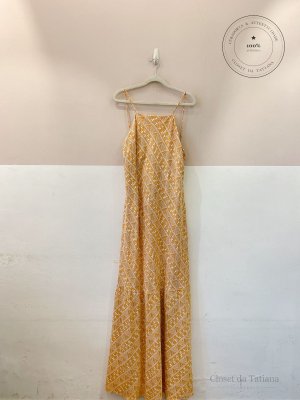 Vestido Longo Estampa Palha Dress To | Tam: G