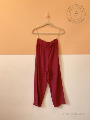 Calça Paula Raia Vinho | Tam: 36