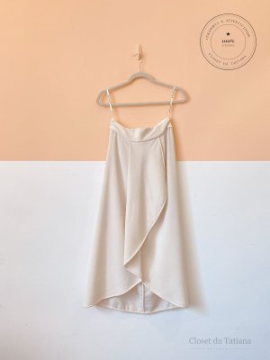 Saia Midi Textura Paula Raia | Tam: 36