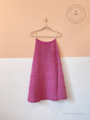 Saia Renda Lolitta Rosa | Tam: P