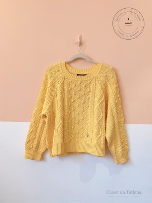 Tricot Bolas Mixed Amarelo | Tam: P