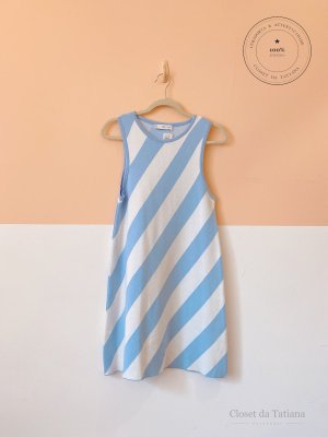 Vestido Tricot Listrado Mango | Tam: M