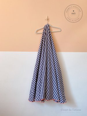 Vestido Vichy Sardina Azul | Tam: M