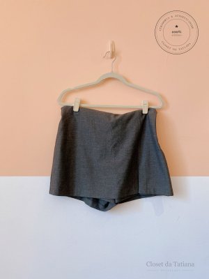 Short Saia Zara Cinza | Tam: G