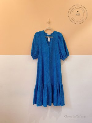 Vestido Laise Zara Azul | Tam: P