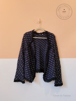 Cardigan Tricot Listras Animale Azul | Tam: G