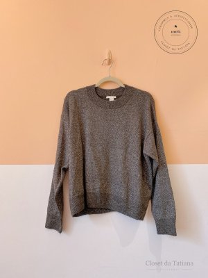Tricot Luréx H&M Preto | Tam: GG