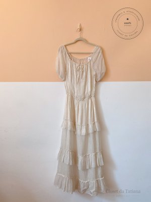 Vestido Fios Pratas Talie Nk | Tam: 38